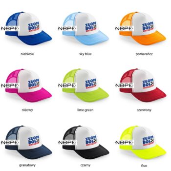 Czapka z daszkiem typu trucker z haftem ZŁOMBOL