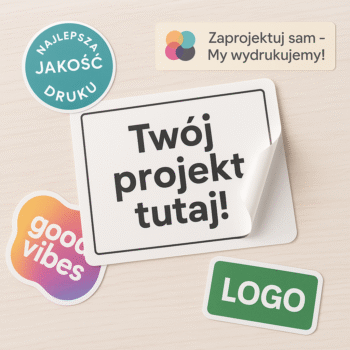 Naklejka drukowana na zamówienie - własny projekt