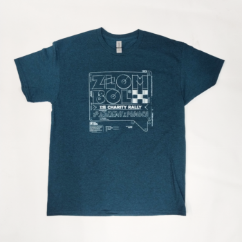 T-shirt Złombol blueprint ciemnyturkus OSTATNIE SZTUKI